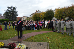 Cérémonie de commémoration du 105èmr anniversaire de l'armistice de 1918